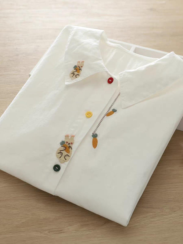 Bee Icon Embroidery work Women Shirt