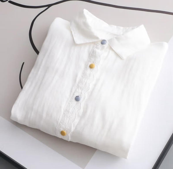 Professional white shirt for women